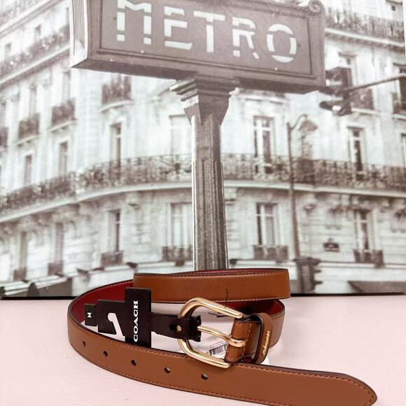Coach F78180 Brown Classic Belt main image 6